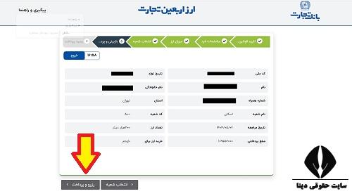  شرایط ثبت نام ارز اربعین بانک تجارت
